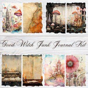 Witch Junk Journal Grimoire Kit Journaling Journalkit Junkjournal ...