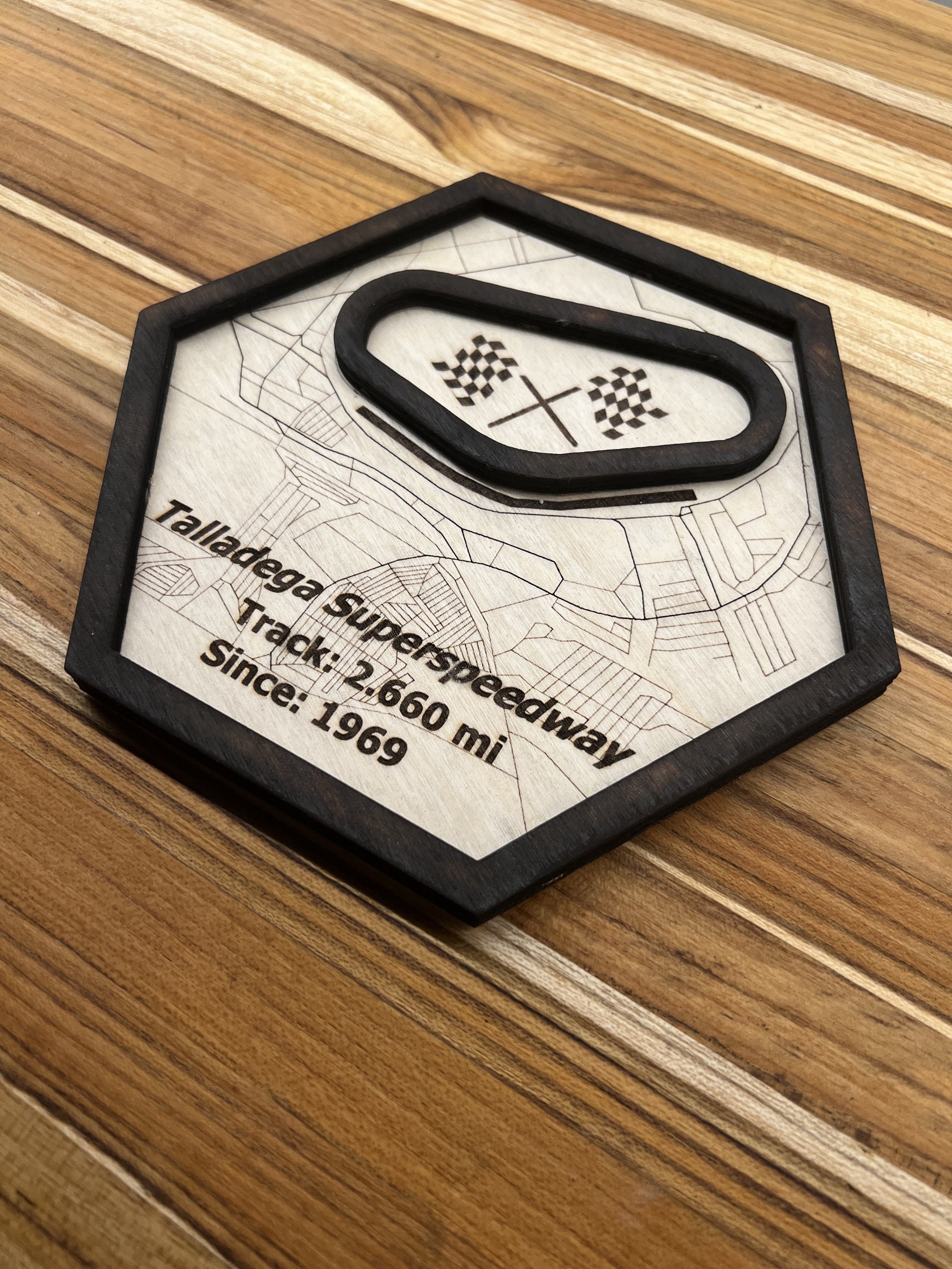 NASCAR Race Track Hexagon Wall Art 2026 - Etsy