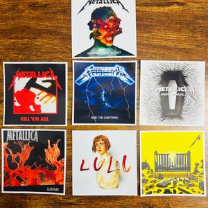 Adesivos de vinil à prova d&#39;água para capa de álbum personalizada
