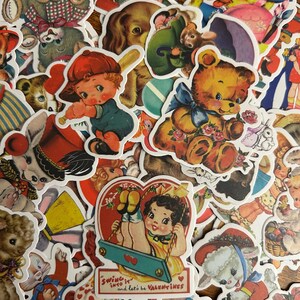Adorable Vintage Character Stickers