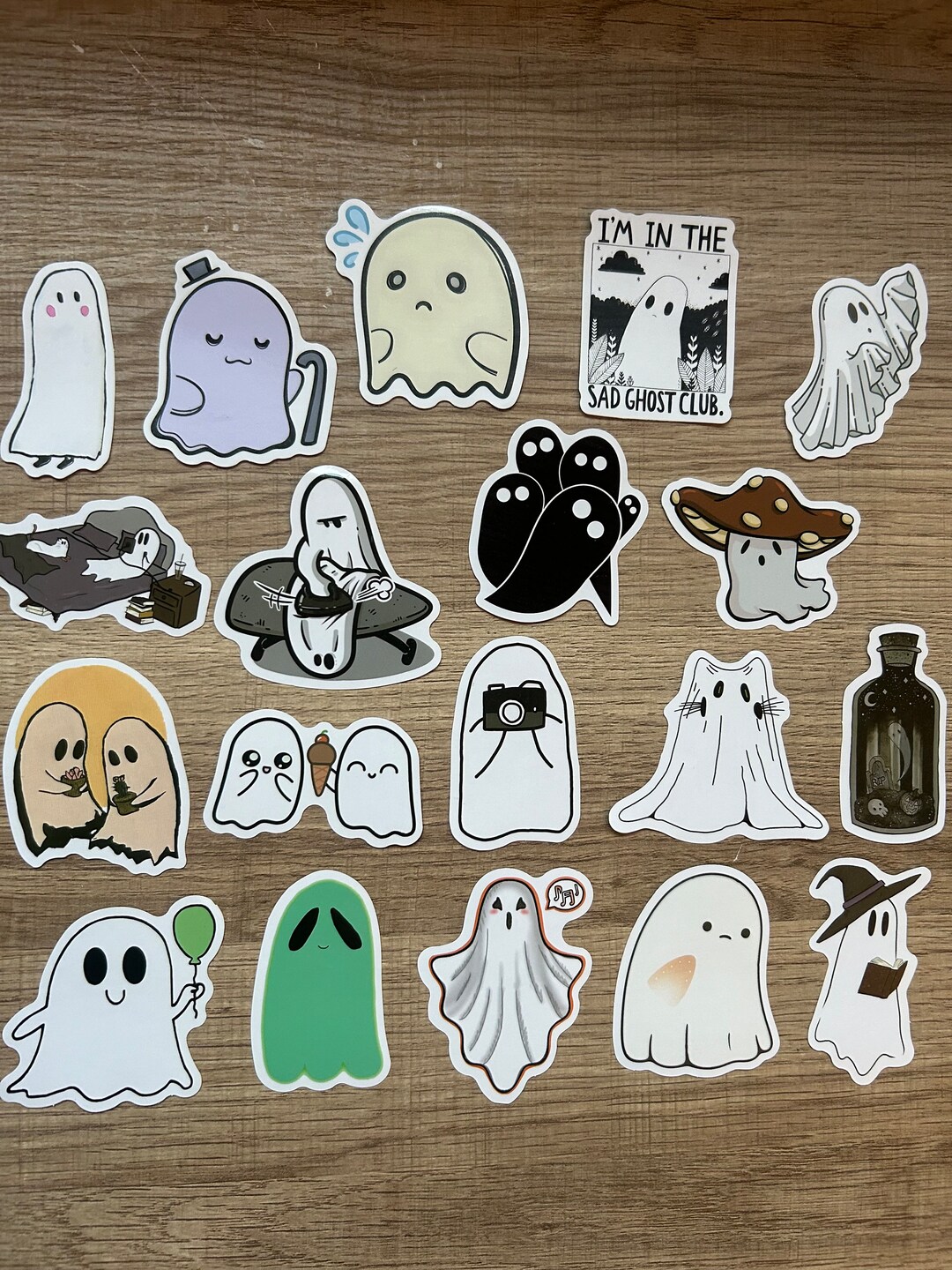 Ghost Vinyl Stickers - Etsy