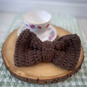 Crochet Hair Bow (Large)