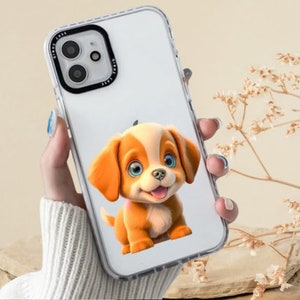 Funda impermeable para teléfono con dibujos animados de animales futuristas: ligera, resistente a la suciedad y caprichosamente única