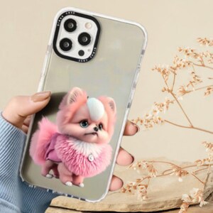 Funda impermeable para teléfono con dibujos animados de animales futuristas: ligera, resistente a la suciedad y caprichosamente única