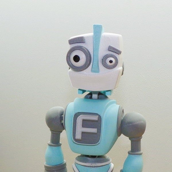 Rodney the Flexi Robot with custom stand options (sold separately)