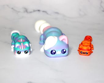 3D Printed Articulated Kitty Fidget Toy