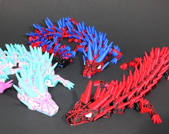 Hero Full Size Dragons Articulated 3D Printed Fidget Toy | Flexi Dragon