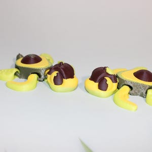 3D Printed Articulated Food Animal Fidget Toy - Full Color Flexi Design