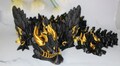 3D Printed Articulated Lunar Dragon Fidget Toy