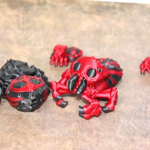 Jumping Spider - Hangable 3D Printed Articulated Figurine - Free Shipping Included!