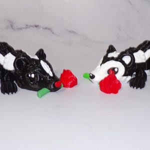 3D Printed Articulated Skunk Fidget Toy
