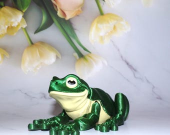 Articulated 3D Printed Whites Tree Frog Fidget Toy