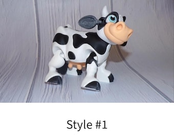 3D Printed Articulated Cow Fidget Toys: Eco-Friendly PLA- Variety to Choose From