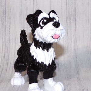 Schnauzer 3D Printed Articulated Fidget Toy - Free Shipping Included!