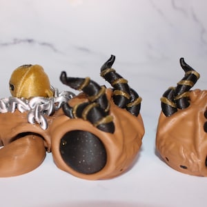 3D Printed Krampus Turtle Fidget Toy