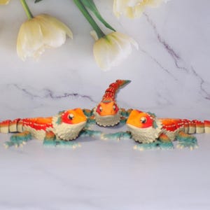 3D Printed Articulated Bearded Dragon Flexi Fidget Toy