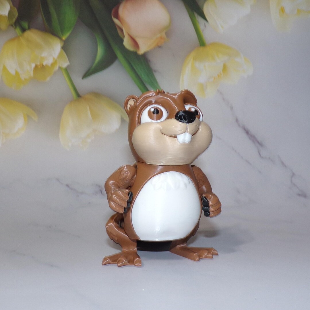 Beaver Flexi Fidget Articulated Toys-free Shipping - Etsy