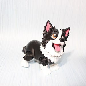 Articulated Border Collie – 3D Printed Fidget Toy