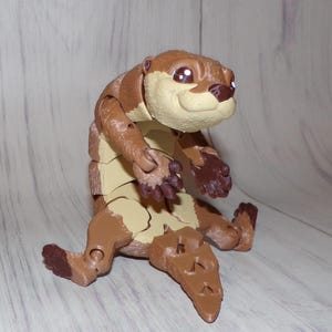 River Otter or Baby Otter, Fidget River Otter, 3D Printed River Otter-Great Gift Idea-Free Shipping