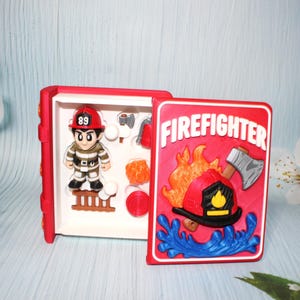 3D Printed Book Container with Fidget Toys | Choose your Book | Desk Toy Gift