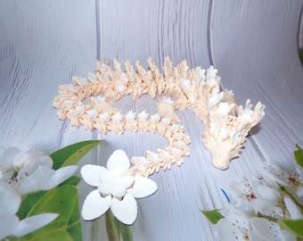 Cherry Blossom Dragon 3D Printed Articulated Figurine-Free Shipping