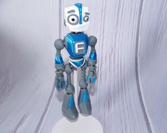 3D Printed Articulated Robot with Stand