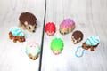 3D Printed Articulated Hedgehog Fidget Toy: Detailed Desk Decor