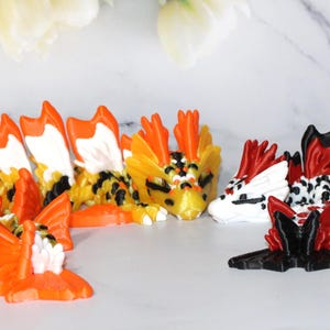 Koi Dragon 3D Printed Articulated Fidget Toy - Free Shipping Included!