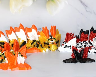 3D Printed Articulated Koi Dragon Fidget Toy 16.5"