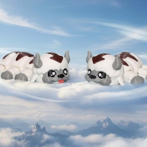 3D Printed Articulated Sky Bison 3"