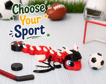 Choose Your Sports Dragon or Turtle – 3D Printed Collectables