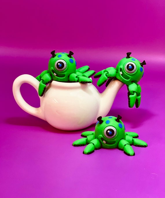 3D Printed Alien Squid Fidget Spinner Alien Pencil Topper Free Shipping Etsy