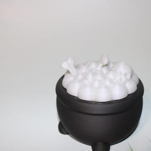Cauldron Container: Glow in the Dark- 3D Printed Fidget Toy - Free Shipping Included! Great Halloween Decor