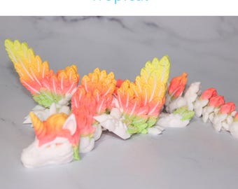 3D Printed Articulated Alicorn Dragon 22"