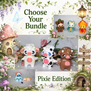3D Printed Pixie & Mooshling Collection – Fantasy Creatures-Bundles