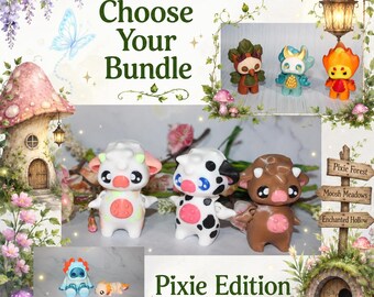 3D Printed Pixie & Mooshling Collection – Fantasy Creatures-Bundles