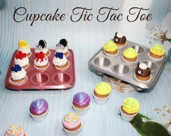 3D Printed Cupcake Tic Tac Toe
