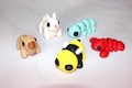 Mini Critters: 3D Printed Articulated Fidget Toy-Bag Charms