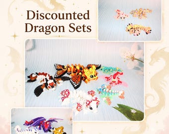 3D Printed Articulated Discounted Dragon Sets – Cinderwing Fantasy Collectibles