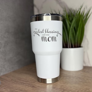 Custom Mothers Laser Engraved YETI or Hasle Outfitters 20oz or 30oz Tumbler