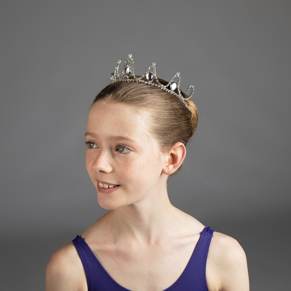 Simple Silver Ballet Tiara