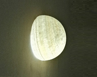 Alabaster Lighting, Wall Sconce, Decorative Cordless Lamp, Carved Stone Wall Mount Light Fixture, Unique Gifts