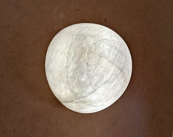 Half Sphere Crystal White Alabaster Wall Sconce Lighting, Alabaster led wall lamp, stone light fixture, modern led wall lamp.