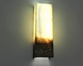 Albasten wandkandelaarverlichting, moderne wandlamp, stenen verlichtingsarmatuur, wanddecorlamp, handgemaakte stenen verlichtingsarmatuur