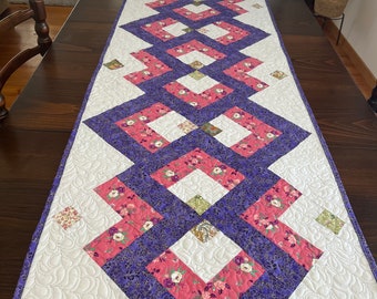 Handmade table  runner quilted