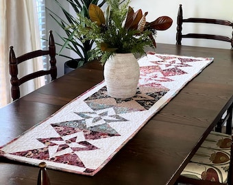 Modern Patchwork Table Runner Quilt Pattern: Beginner-Friendly (PDF Pattern)