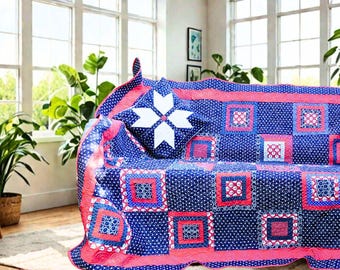 Fat Quarter Quilt Pattern: Anfängerfreundliches Patchwork (PDF-Muster)