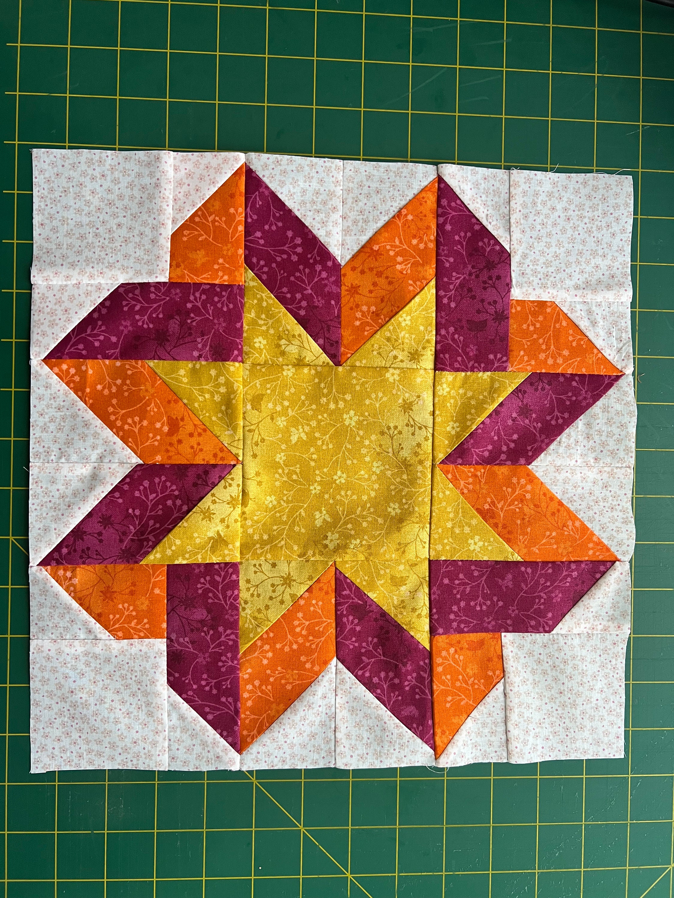 Ribbon Star Quilt Block - Etsy