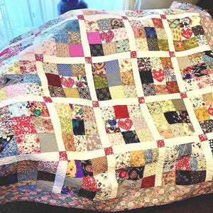 Herz Quilt Anleitung: Anfängerfreundlich, Stoffquadrate (PDF-Muster)