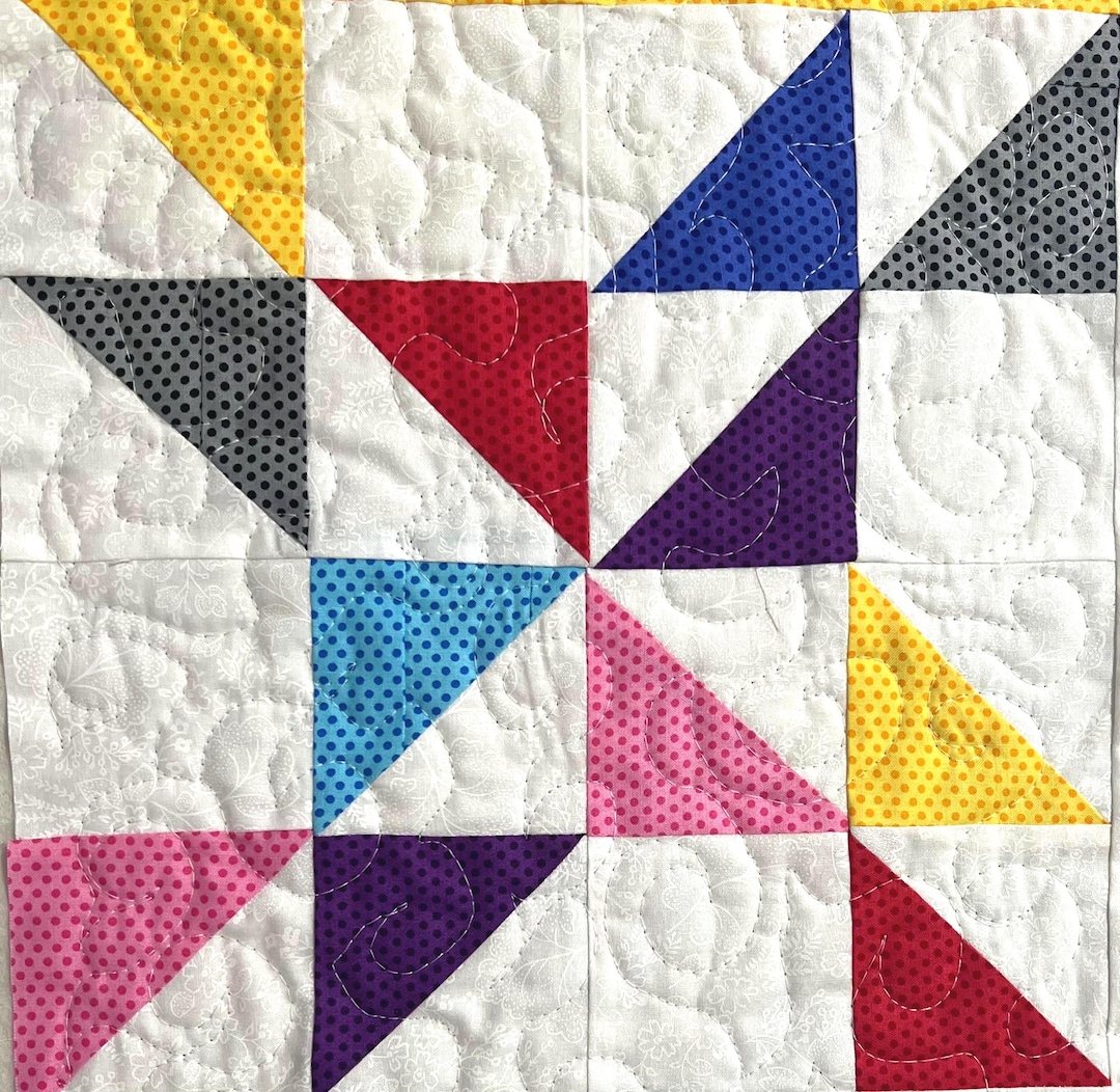 Scrap Quilt Block Pattern: Easy Piecing With Video Tutorial (PDF ...